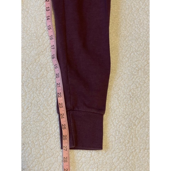 Gym Shark Maroon Woman's  Jogger Pants Classic Size: XS - Picture 7 of 8